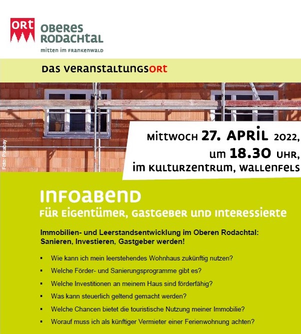 Infoabend am 27. April Leider haben wir keinen Alternativtext zu diesem Bild, aber wir arbeiten daran.