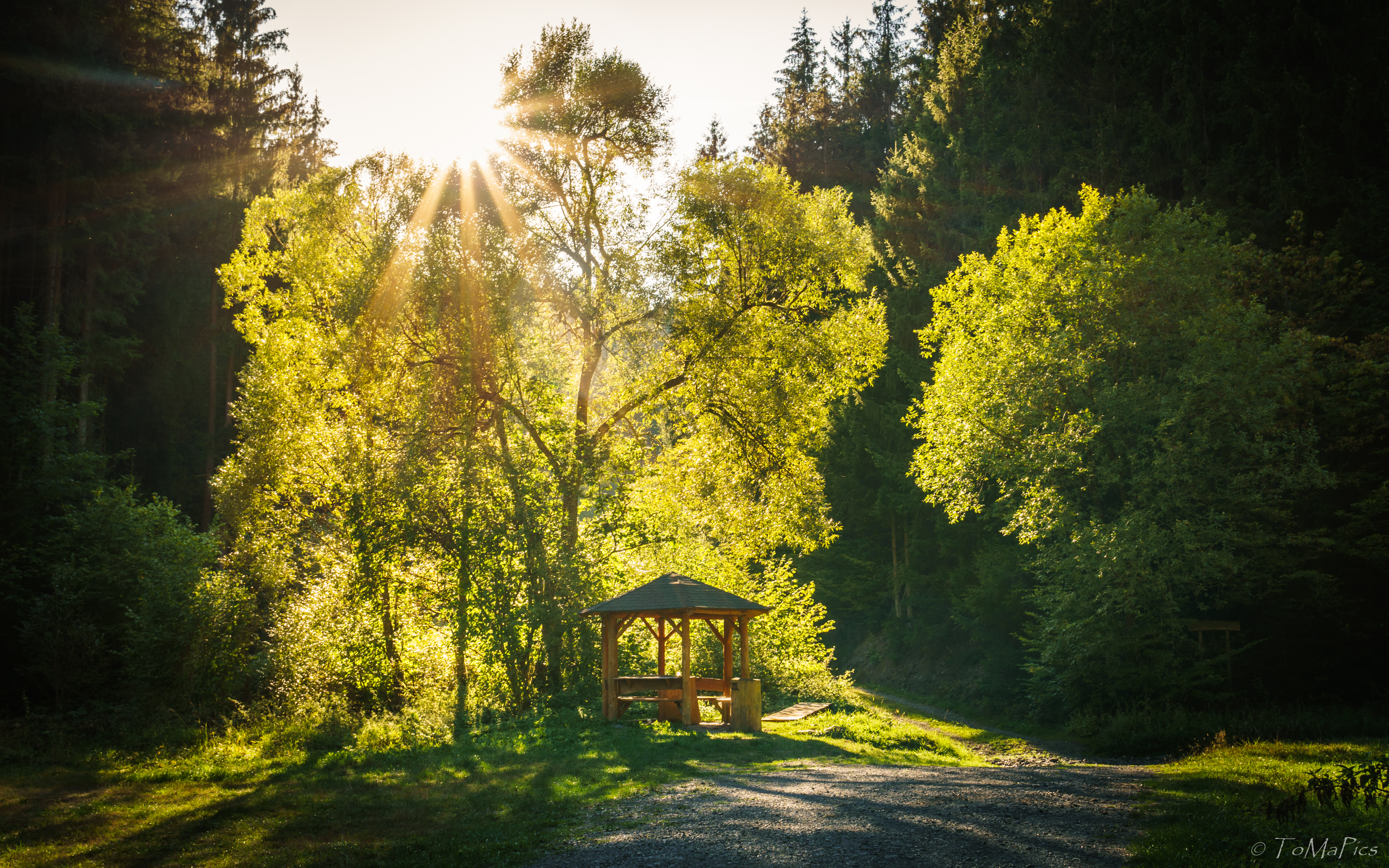 Pavillon im Leitschtal